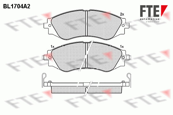 FTE Fékbetét, mind 9010309_FTE