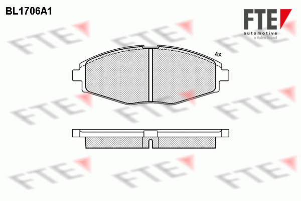 FTE Fékbetét, mind 9010310_FTE