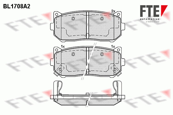 FTE Fékbetét, mind 9010311_FTE