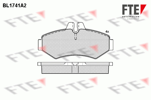 FTE Fékbetét, mind 9010325_FTE