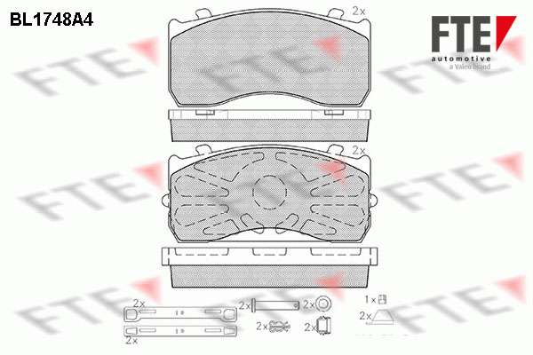 FTE Fékbetét, mind 9500028_FTE