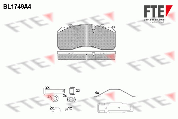 FTE Fékbetét, mind 9500030_FTE