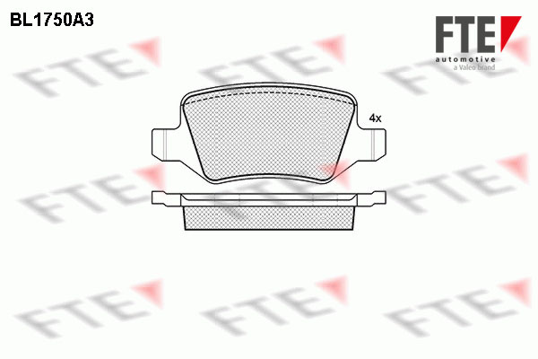 FTE Fékbetét, mind 9010331_FTE