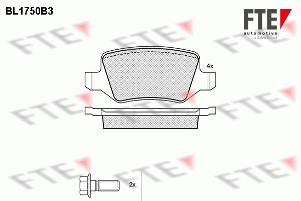 FTE Fékbetét, mind 9010332_FTE