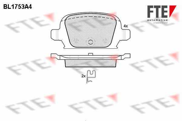 FTE Fékbetét, mind 9010334_FTE