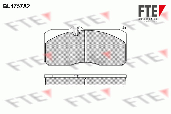 FTE Fékbetét, mind 9500035_FTE