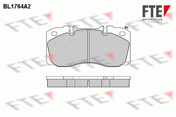 FTE Fékbetét, mind 9500013_FTE