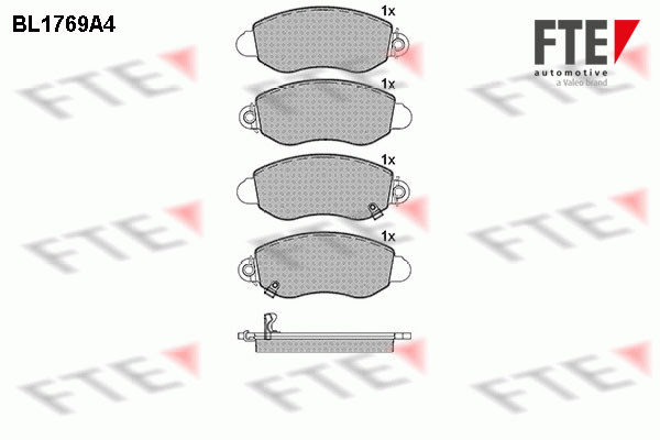 FTE Fékbetét, mind 9010338_FTE