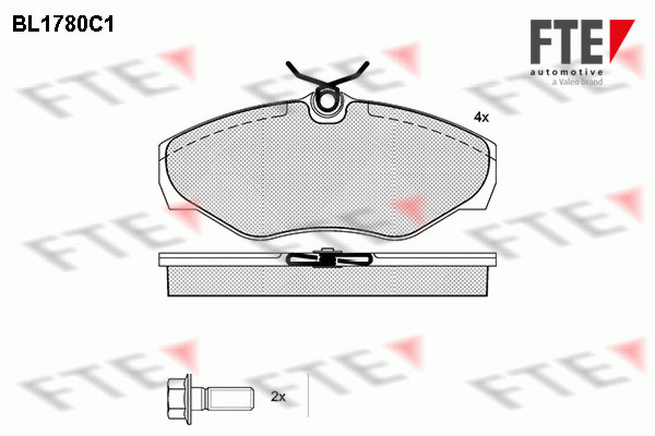 FTE Fékbetét, mind 9010350_FTE