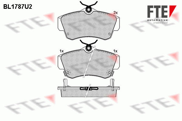 FTE Fékbetét, mind 9010357_FTE