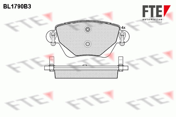 FTE Fékbetét, mind 9010362_FTE