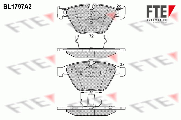 FTE Fékbetét, mind 9010369_FTE