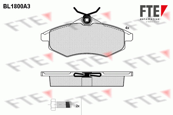 FTE Fékbetét, mind 9010372_FTE