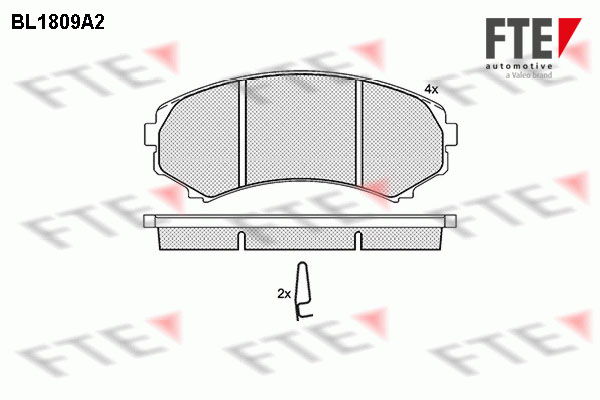 FTE Fékbetét, mind 9010385_FTE