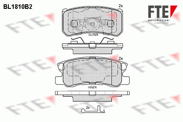 FTE Fékbetét, mind 9010387_FTE