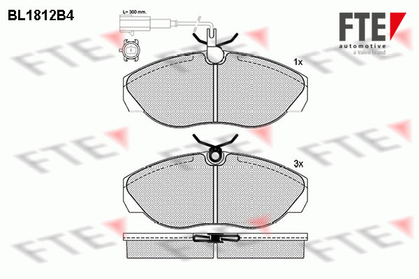 FTE Fékbetét, mind 9010389_FTE