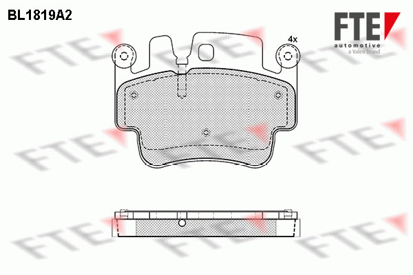 FTE Fékbetét, mind 9010397_FTE