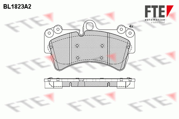 FTE Fékbetét, mind 9010401_FTE