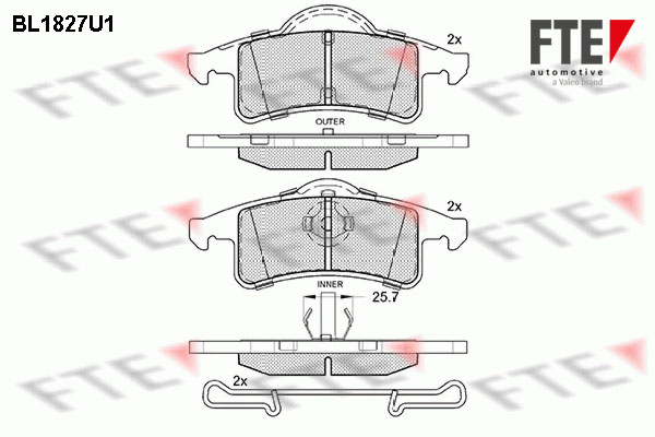 FTE Fékbetét, mind 9010404_FTE