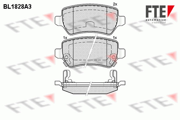 FTE Fékbetét, mind 9010405_FTE