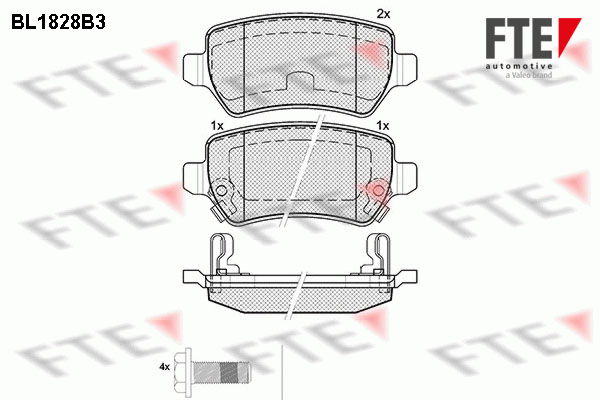 FTE Fékbetét, mind 9010406_FTE