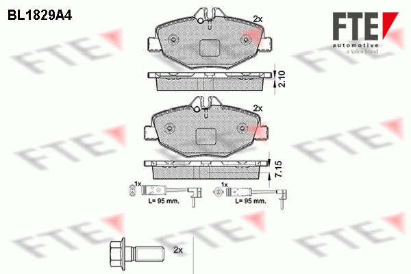 FTE Fékbetét, mind 9010407_FTE