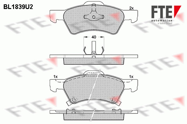 FTE Fékbetét, mind 9010415_FTE