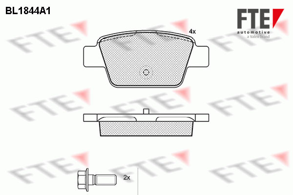 FTE Fékbetét, mind 9010423_FTE