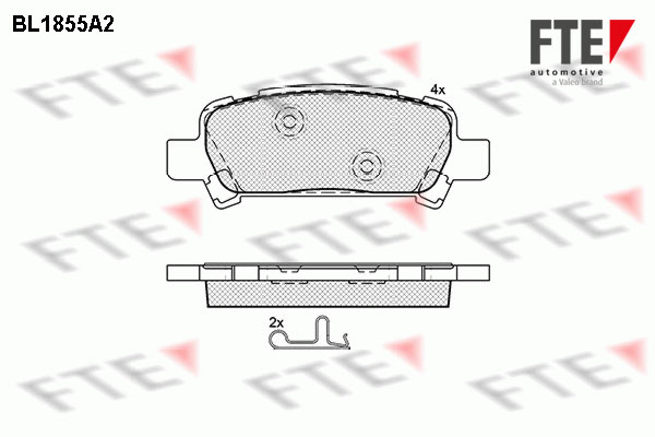 FTE Fékbetét, mind 9010429_FTE