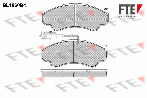 FTE Fékbetét, mind 9010440_FTE