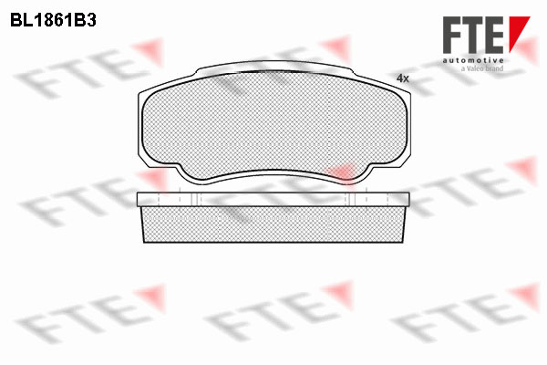 FTE Fékbetét, mind 9010442_FTE