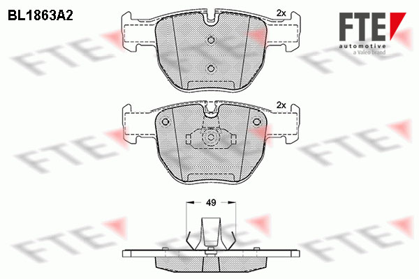 FTE Fékbetét, mind 9010443_FTE