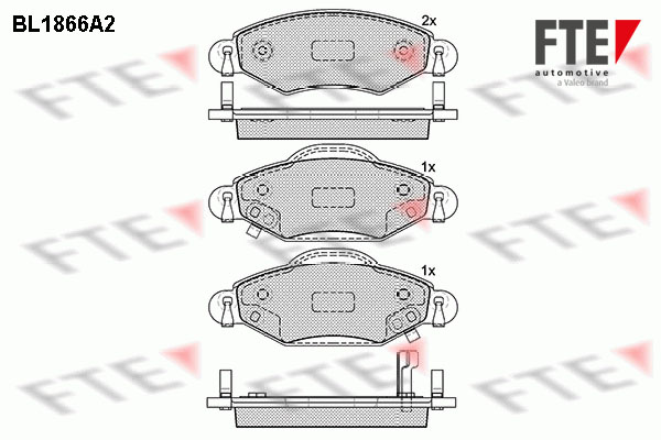 FTE Fékbetét, mind 9010445_FTE