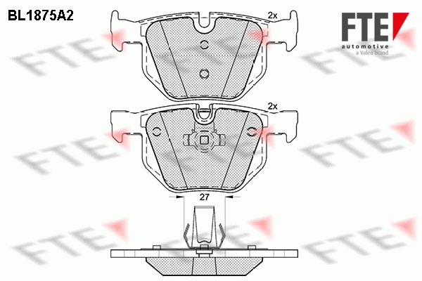 FTE Fékbetét, mind 9010459_FTE