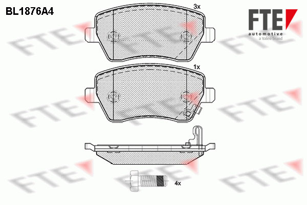 FTE Fékbetét, mind 9010461_FTE