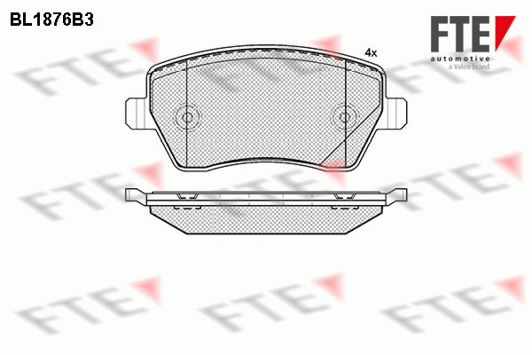 FTE Fékbetét, mind 9010462_FTE