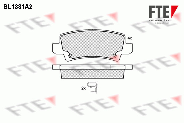 FTE Fékbetét, mind 9010466_FTE