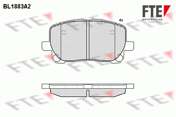 FTE Fékbetét, mind 9010468_FTE