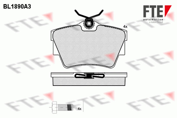 FTE Fékbetét, mind 9010474_FTE