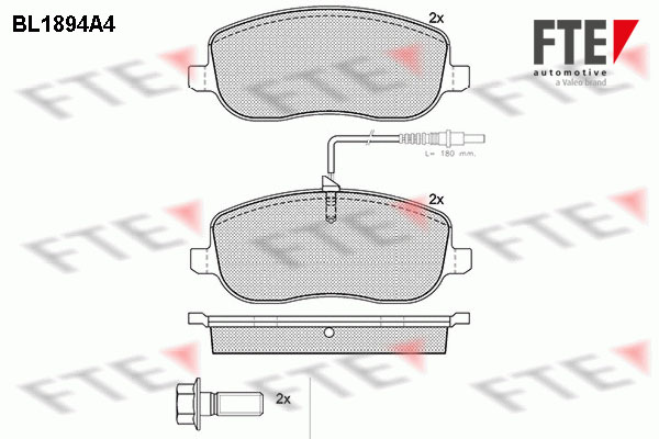 FTE Fékbetét, mind 9010481_FTE