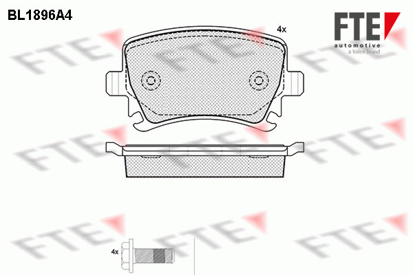 FTE Fékbetét, mind 9010484_FTE