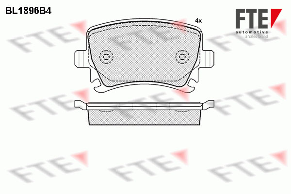 FTE Fékbetét, mind 9010485_FTE