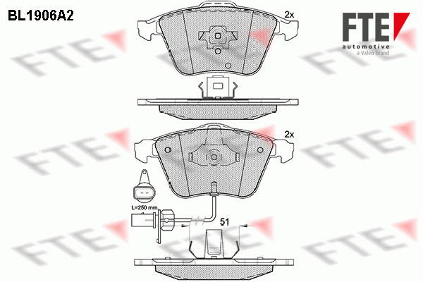 FTE Fékbetét, mind 9010495_FTE