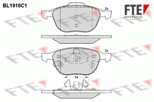 FTE Fékbetét, mind 9011082_FTE