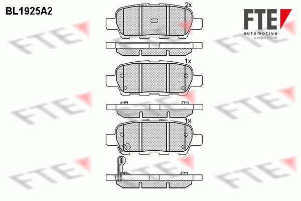 FTE Fékbetét, mind 9010511_FTE