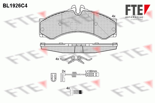 FTE Fékbetét, mind 9010514_FTE