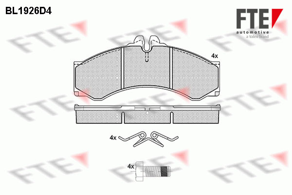 FTE Fékbetét, mind 9010515_FTE