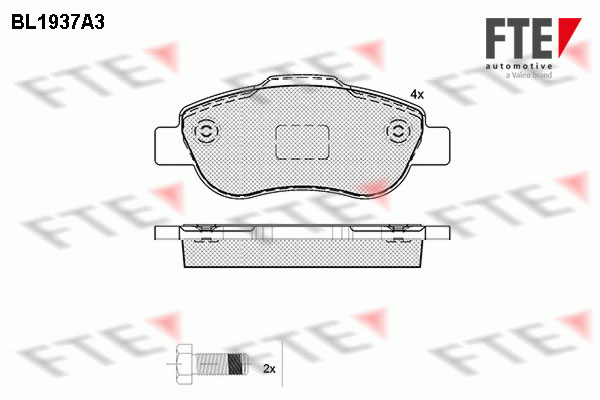 FTE Fékbetét, mind 9010526_FTE