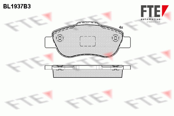 FTE Fékbetét, mind 9010527_FTE