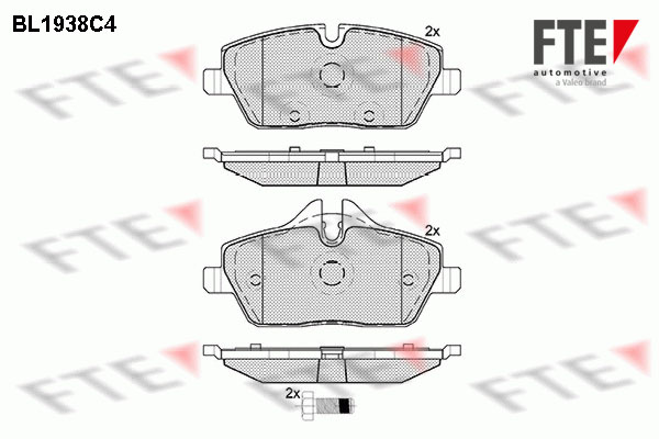 FTE Fékbetét, mind 9010530_FTE